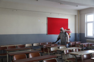 Kapaklı’da Okullar Dezenfekte Ediliyor